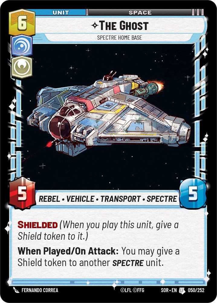 The Ghost - Spectre Home Base (050/252) [Spark of Rebellion] | Arkham Games and Comics