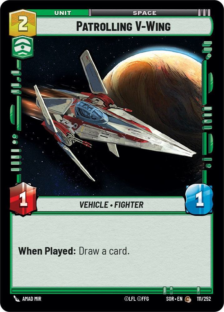 Patrolling V-Wing (111/252) [Spark of Rebellion] | Arkham Games and Comics