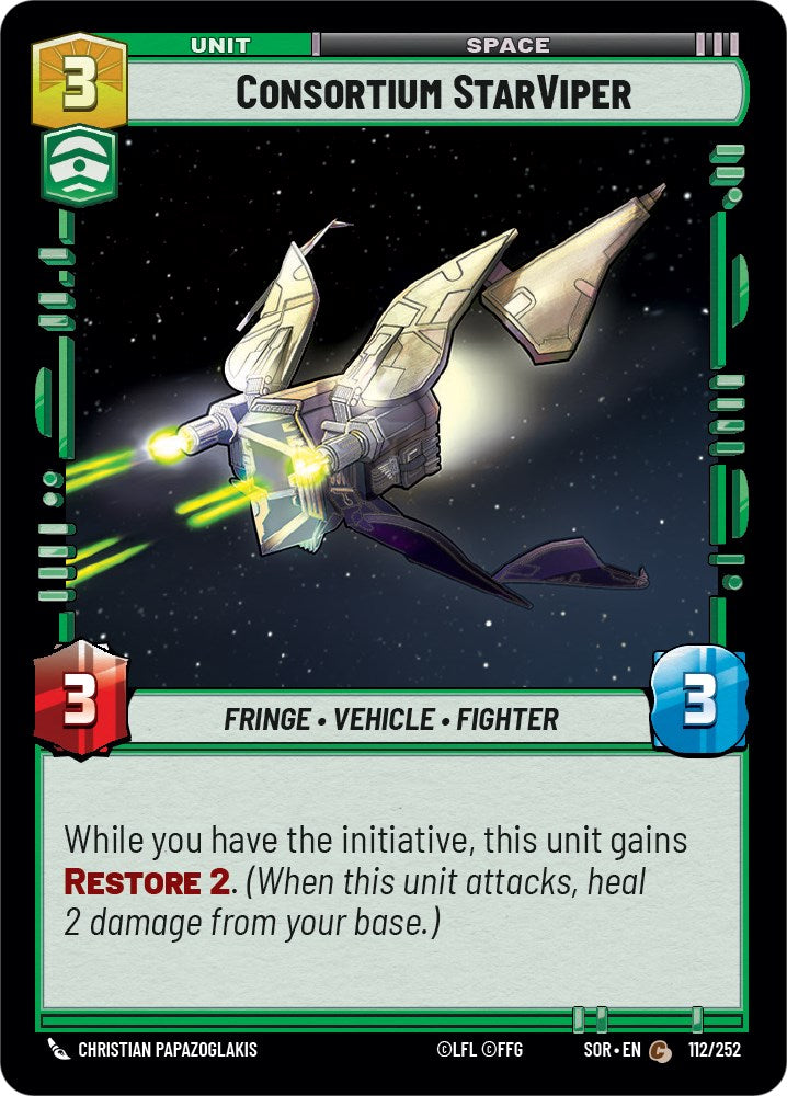 Consortium StarViper (112/252) [Spark of Rebellion] | Arkham Games and Comics
