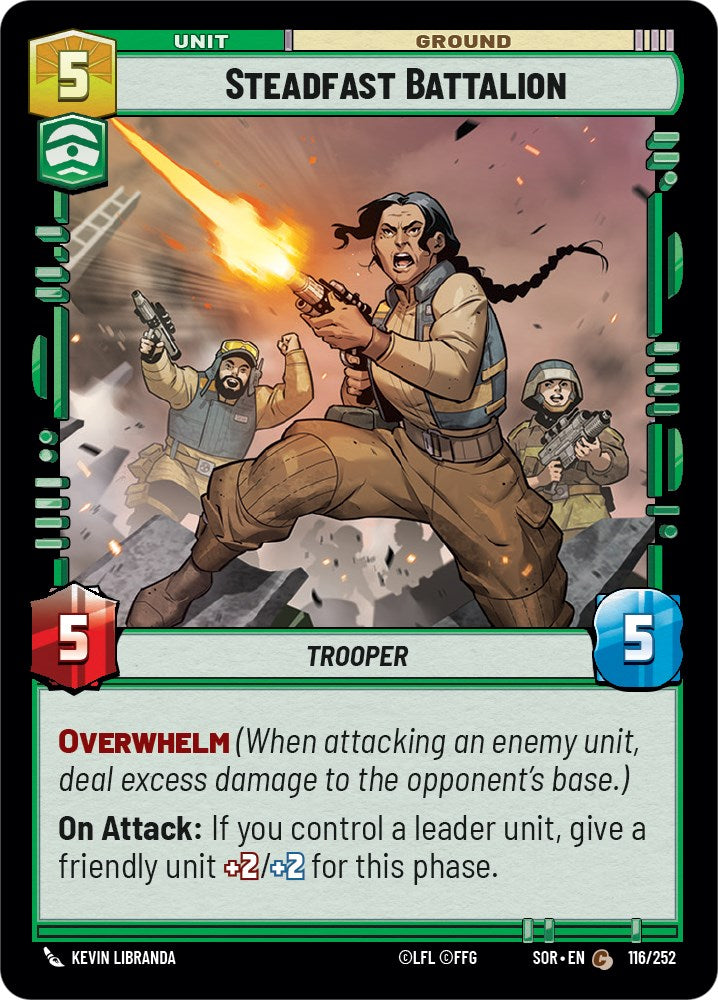Steadfast Battalion (116/252) [Spark of Rebellion] | Arkham Games and Comics