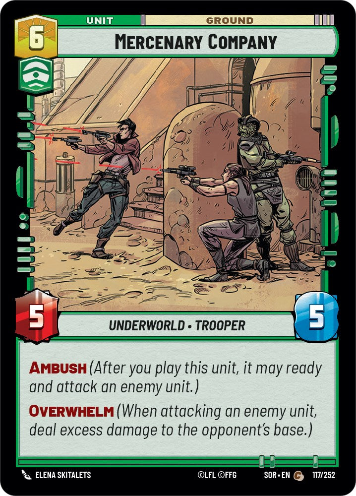 Mercenary Company (117/252) [Spark of Rebellion] | Arkham Games and Comics