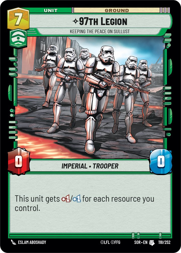 97th Legion - Keeping the Peace on Sullust (118/252) [Spark of Rebellion] | Arkham Games and Comics