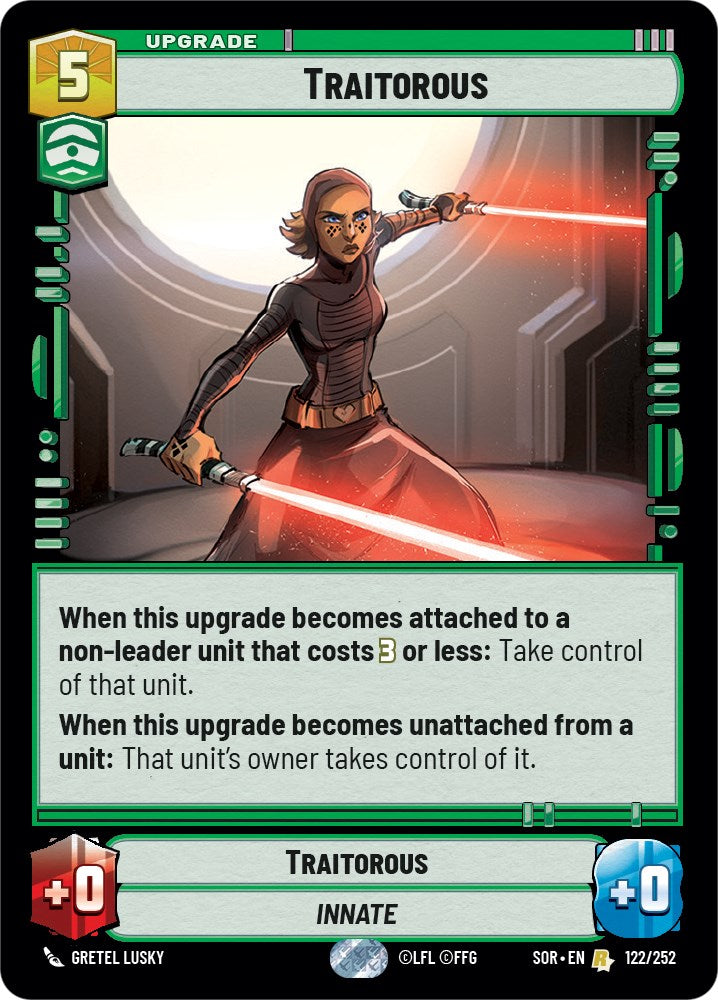 Traitorous (122/252) [Spark of Rebellion] | Arkham Games and Comics