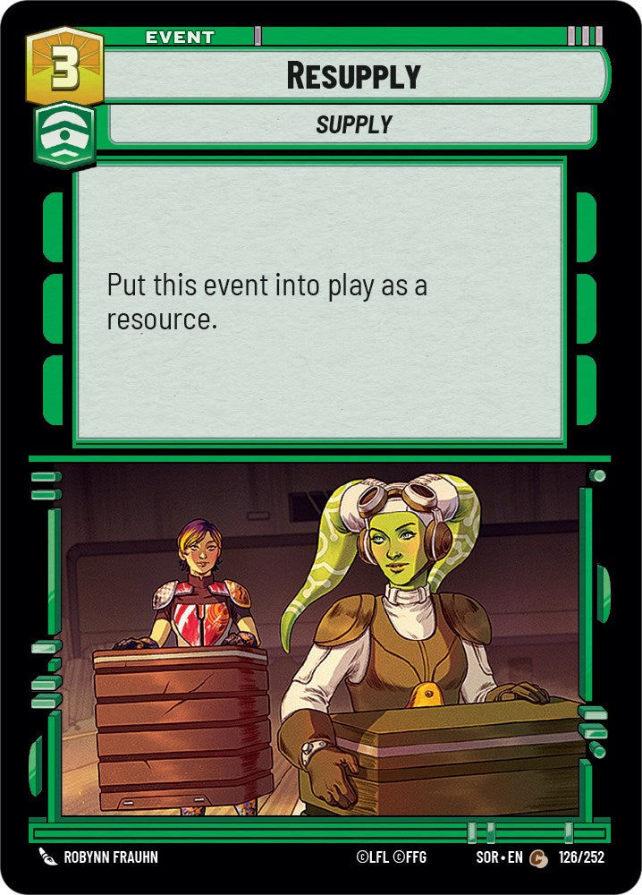 Resupply (126/252) [Spark of Rebellion] | Arkham Games and Comics