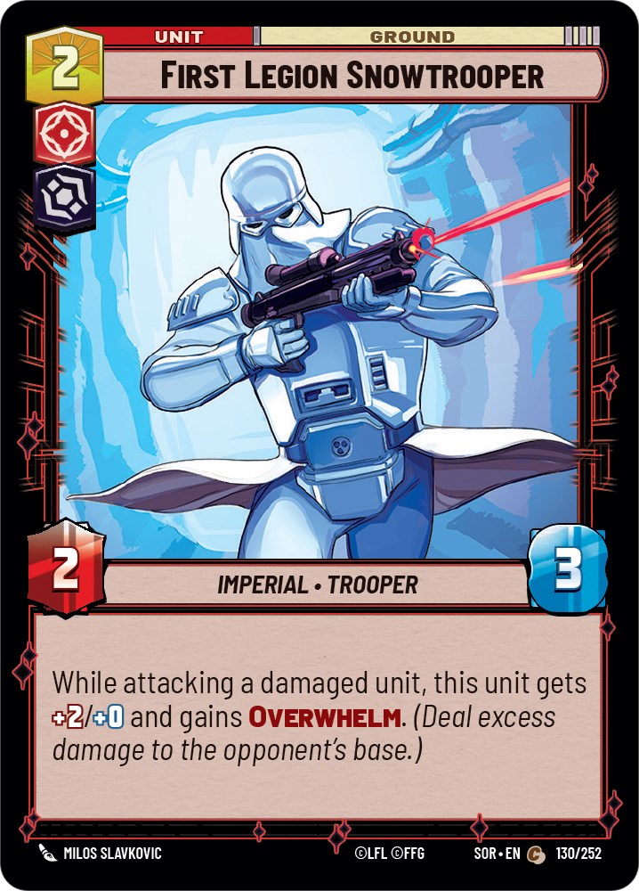 First Legion Snowtrooper (130/252) [Spark of Rebellion] | Arkham Games and Comics
