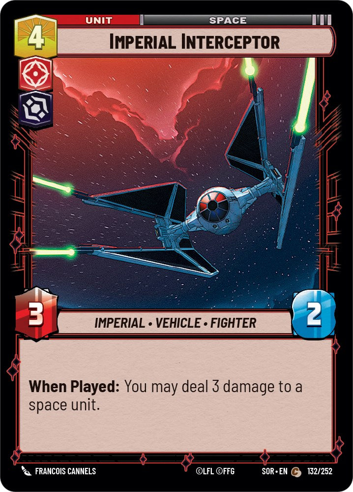 Imperial Interceptor (132/252) [Spark of Rebellion] | Arkham Games and Comics