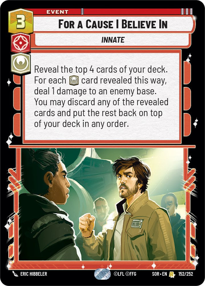 For A Cause I Believe In (152/252) [Spark of Rebellion] | Arkham Games and Comics
