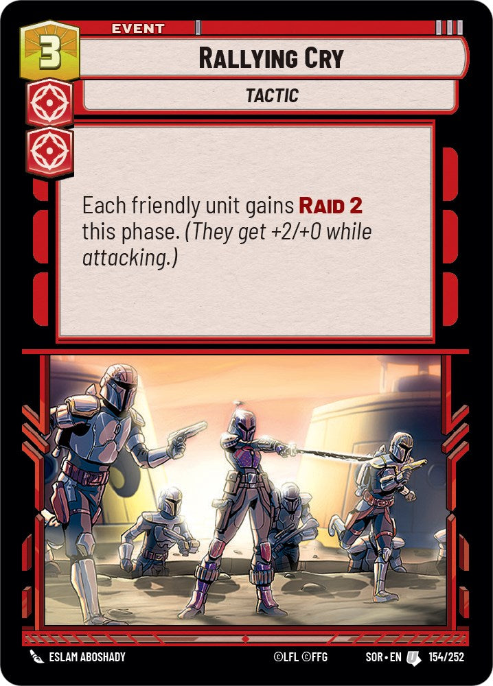 Rallying Cry (154/252) [Spark of Rebellion] | Arkham Games and Comics