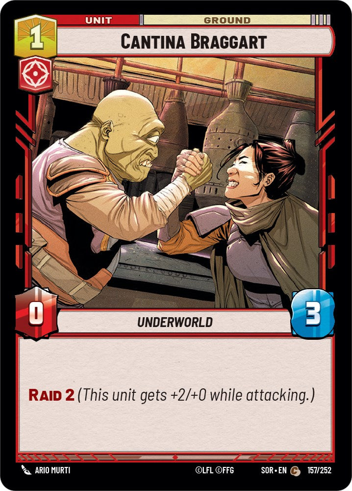 Cantina Braggart (157/252) [Spark of Rebellion] | Arkham Games and Comics