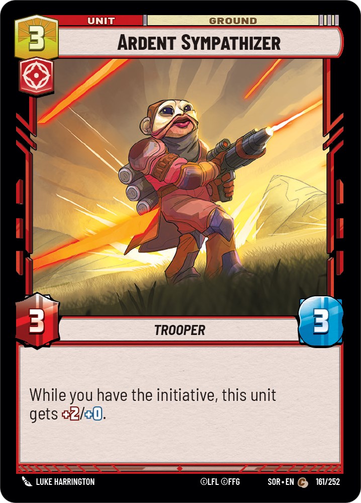 Ardent Sympathizer (161/252) [Spark of Rebellion] | Arkham Games and Comics