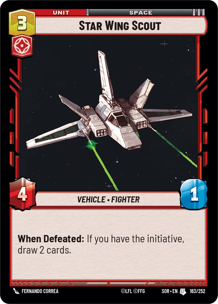 Star Wing Scout (163/252) [Spark of Rebellion] | Arkham Games and Comics