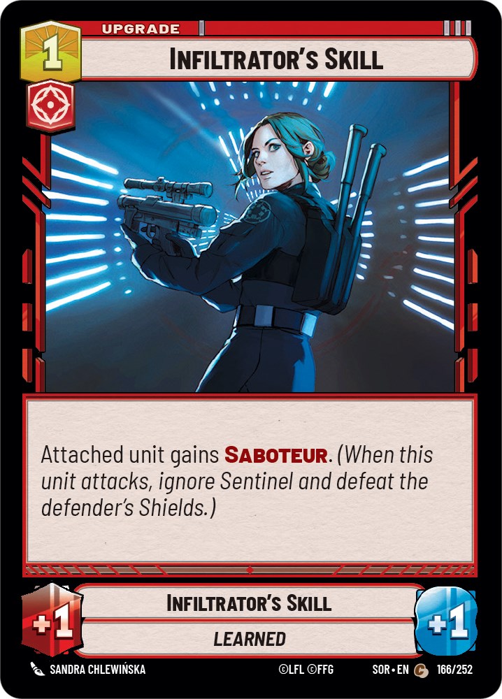Infiltrator's Skill (166/252) [Spark of Rebellion] | Arkham Games and Comics
