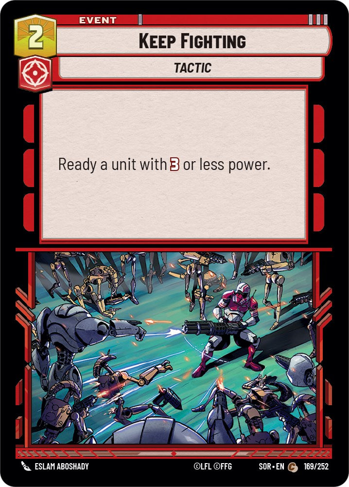 Keep Fighting (169/252) [Spark of Rebellion] | Arkham Games and Comics