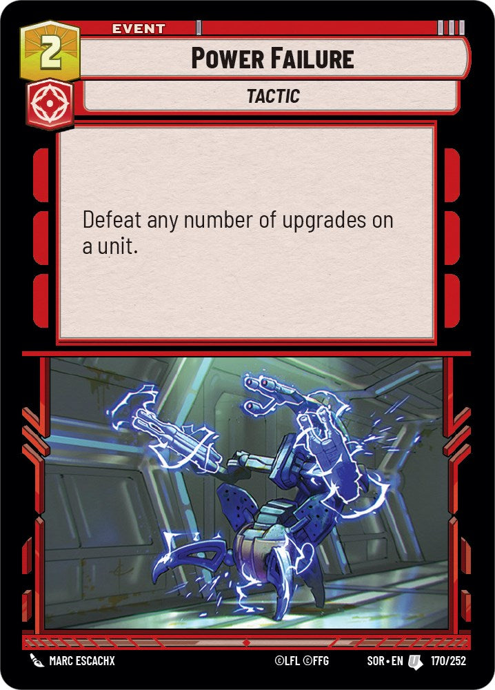 Power Failure (170/252) [Spark of Rebellion] | Arkham Games and Comics