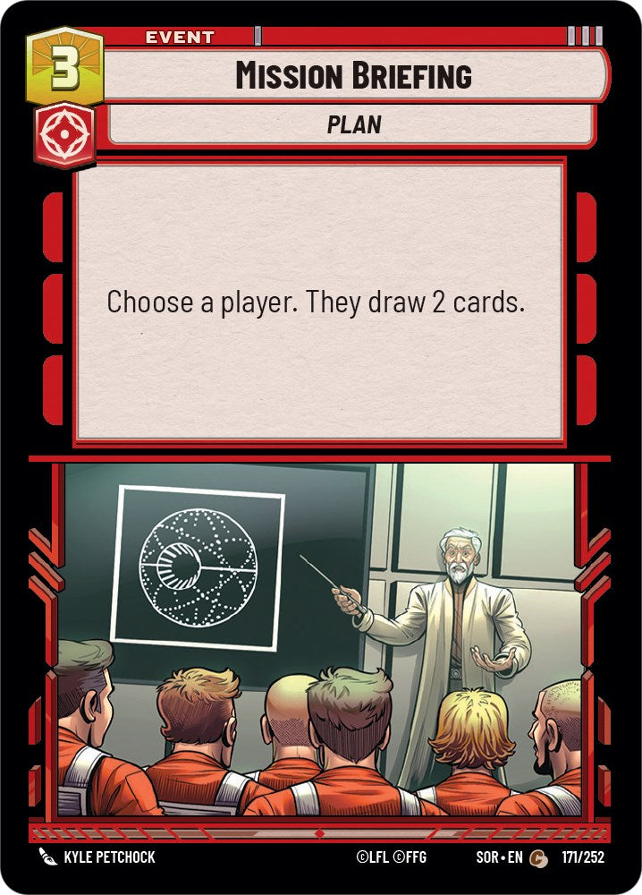 Mission Briefing (171/252) [Spark of Rebellion] | Arkham Games and Comics