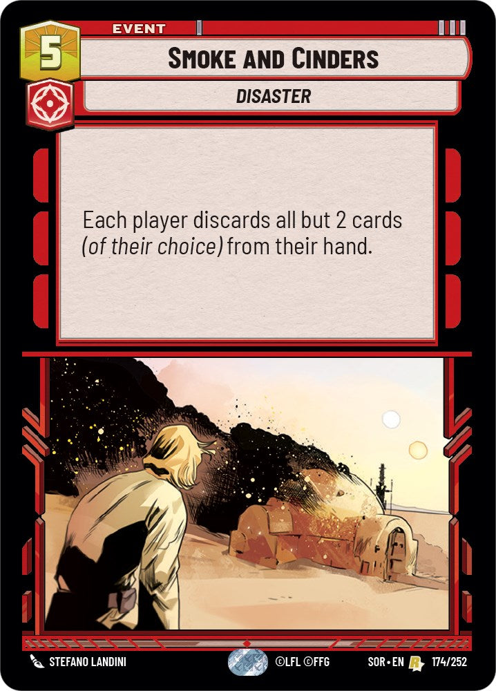 Smoke and Cinders (174/252) [Spark of Rebellion] | Arkham Games and Comics