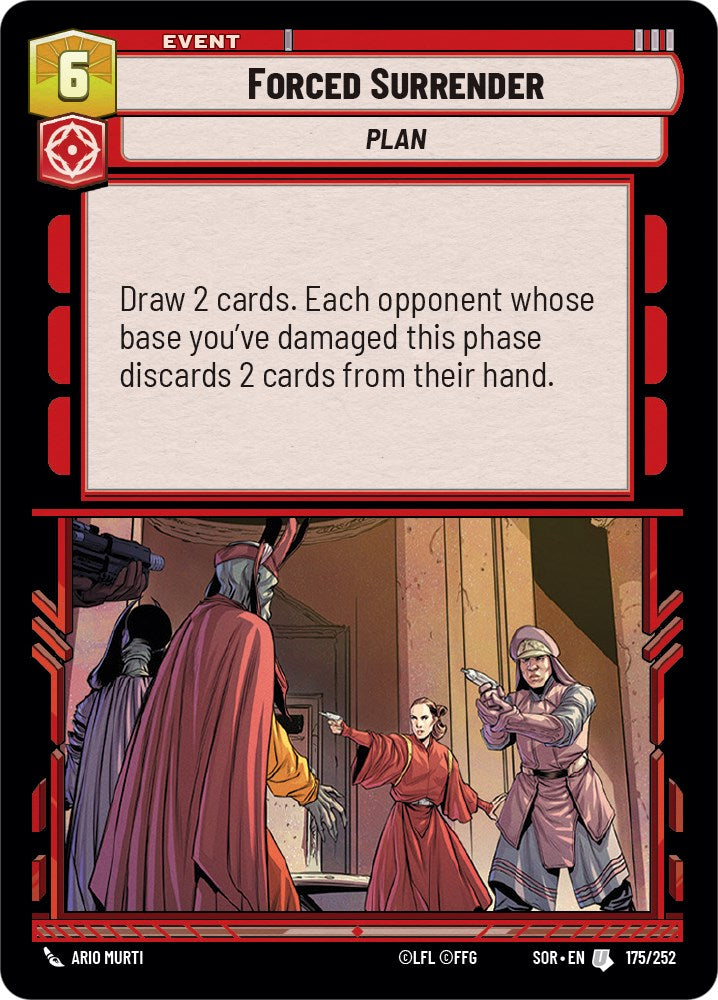 Forced Surrender (175/252) [Spark of Rebellion] | Arkham Games and Comics