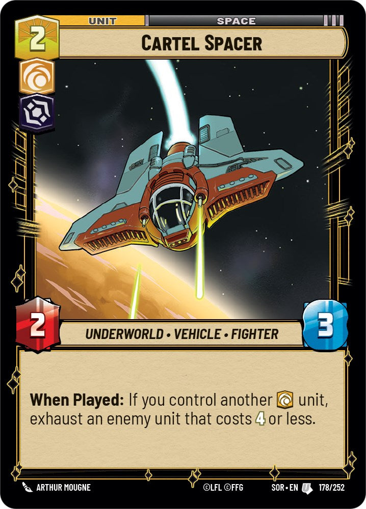 Cartel Spacer (178/252) [Spark of Rebellion] | Arkham Games and Comics