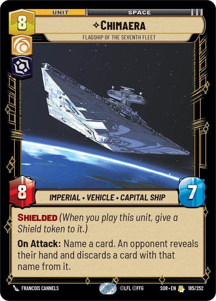 Chimaera - Flagship of the Seventh Fleet (185/252) [Spark of Rebellion] | Arkham Games and Comics