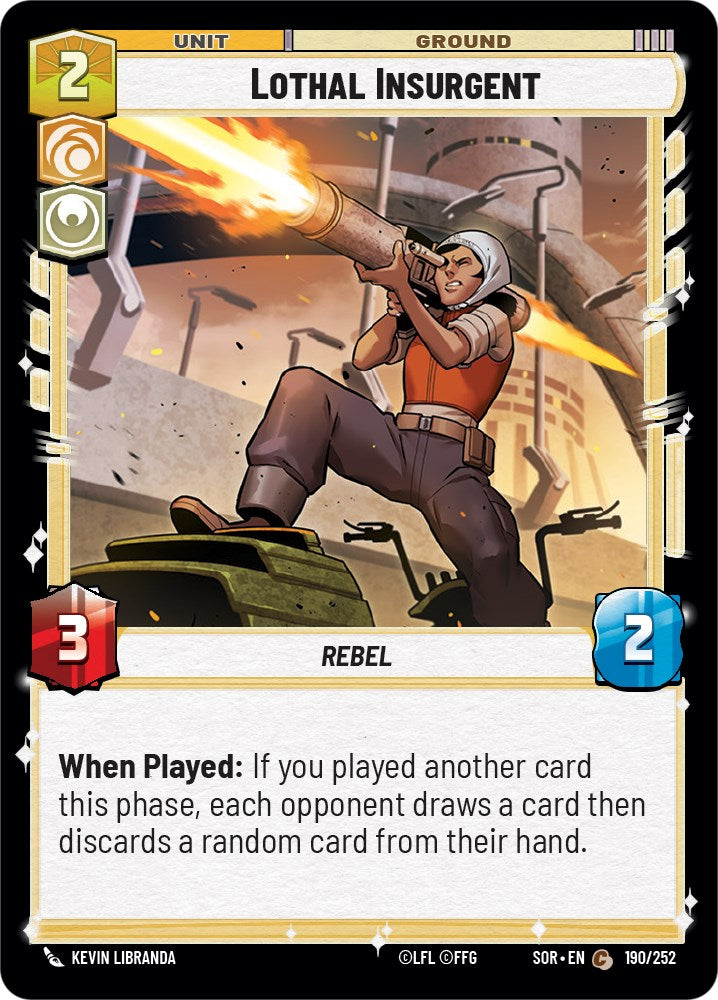 Lothal Insurgent (190/252) [Spark of Rebellion] | Arkham Games and Comics