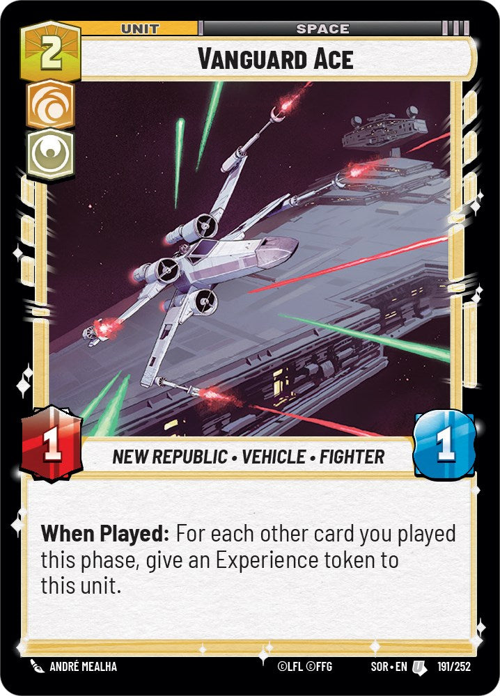 Vanguard Ace (191/252) [Spark of Rebellion] | Arkham Games and Comics