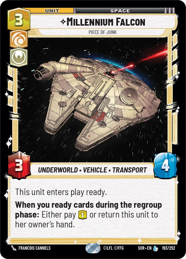 Millennium Falcon - Piece of Junk (193/252) [Spark of Rebellion] | Arkham Games and Comics
