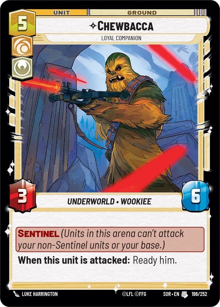Chewbacca - Loyal Companion (196/252) [Spark of Rebellion] | Arkham Games and Comics