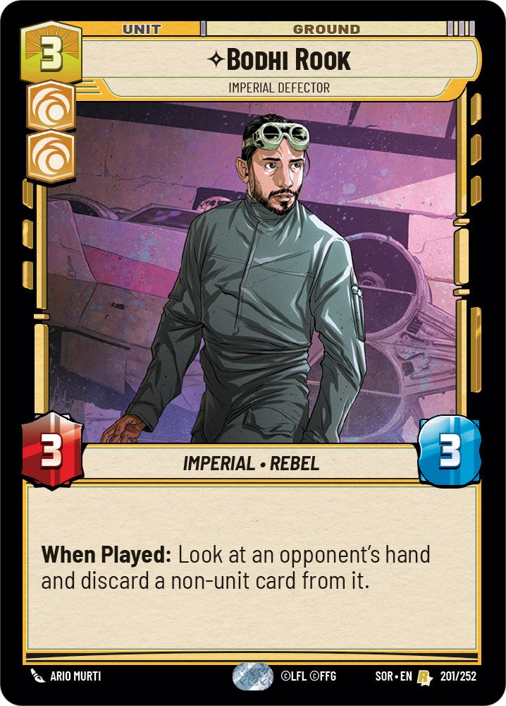 Bodhi Rook - Imperial Defector (201/252) [Spark of Rebellion] | Arkham Games and Comics