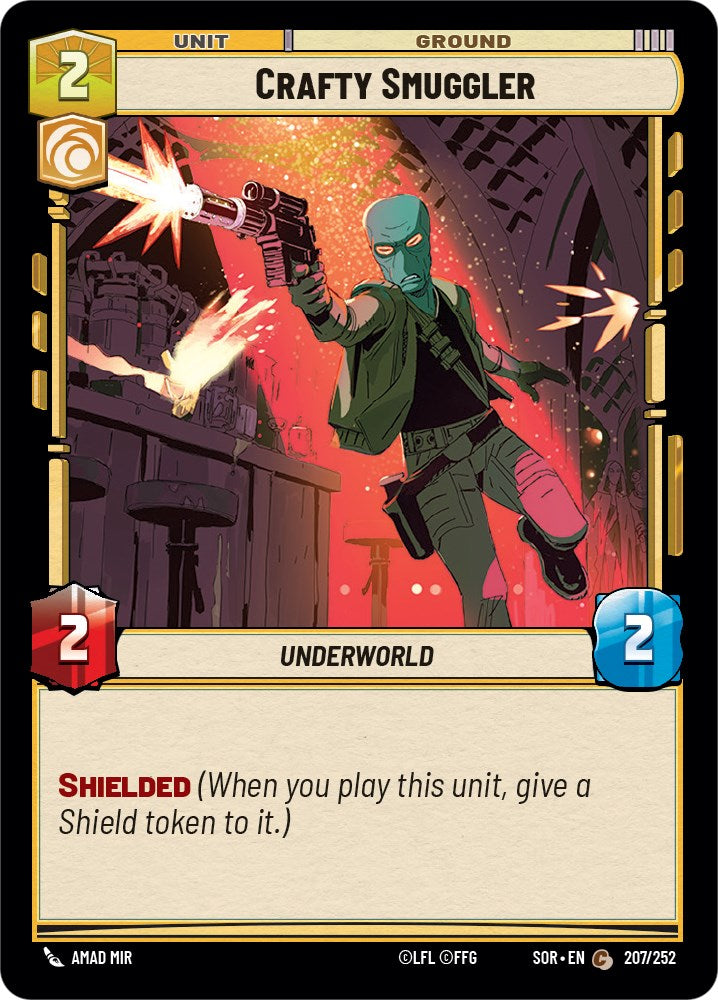 Crafty Smuggler (207/252) [Spark of Rebellion] | Arkham Games and Comics