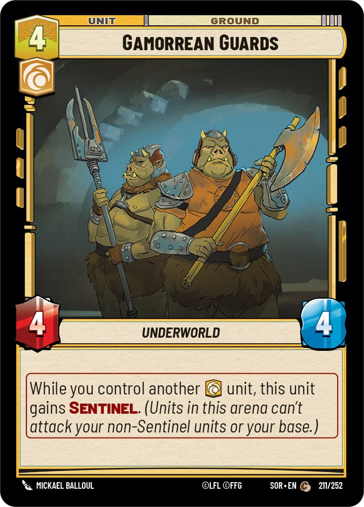 Gamorrean Guards (211/252) [Spark of Rebellion] | Arkham Games and Comics