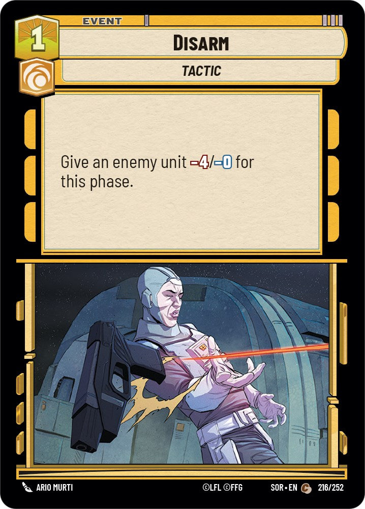 Disarm (216/252) [Spark of Rebellion] | Arkham Games and Comics