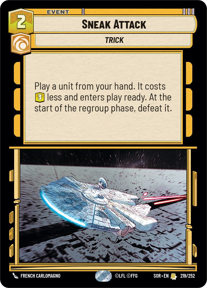 Sneak Attack (219/252) [Spark of Rebellion] | Arkham Games and Comics