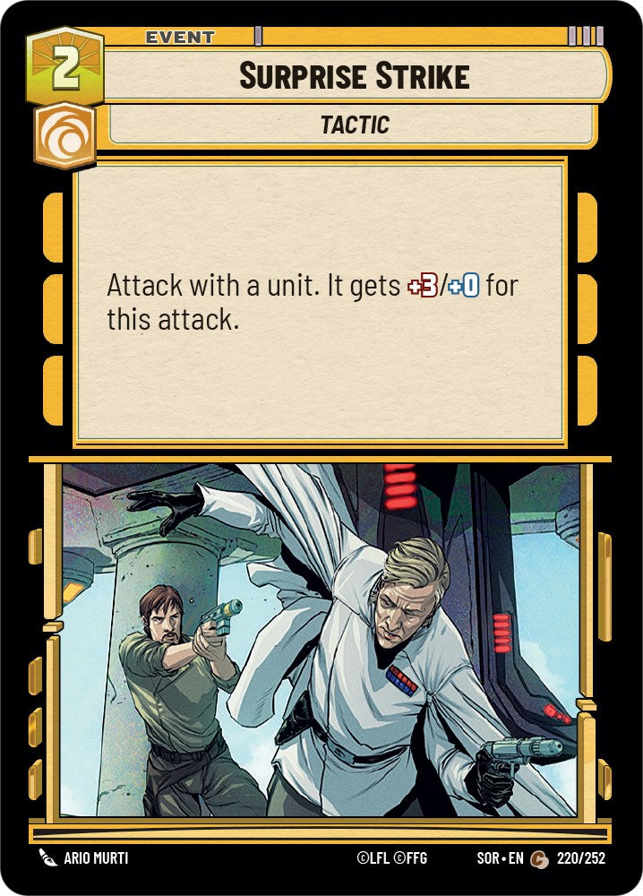 Surprise Strike (220/252) [Spark of Rebellion] | Arkham Games and Comics
