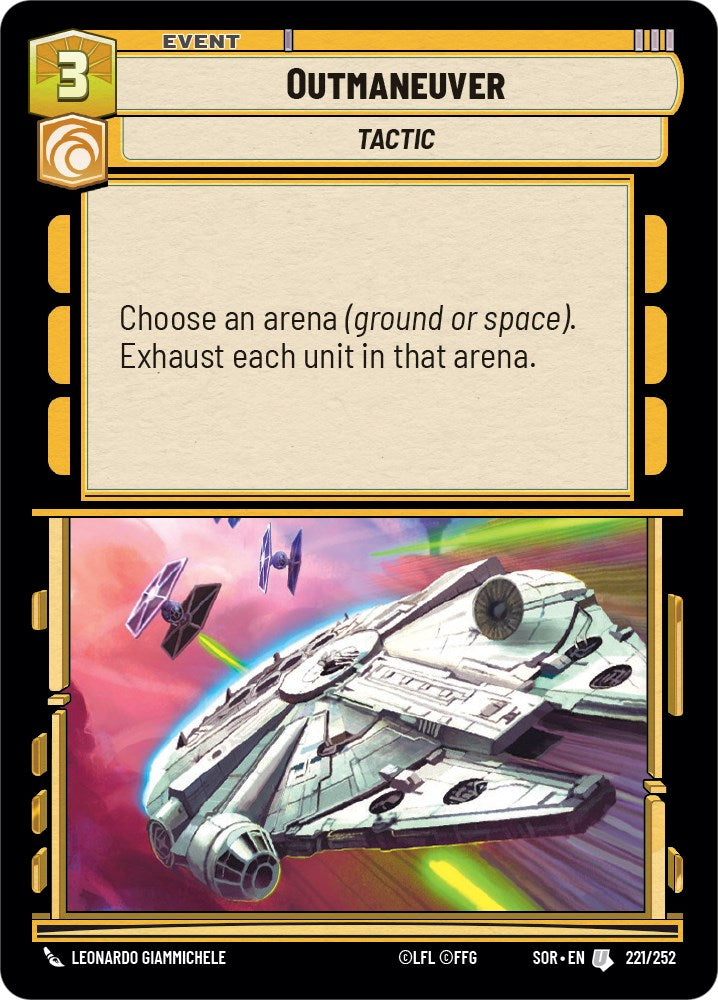 Outmaneuver (221/252) [Spark of Rebellion] | Arkham Games and Comics