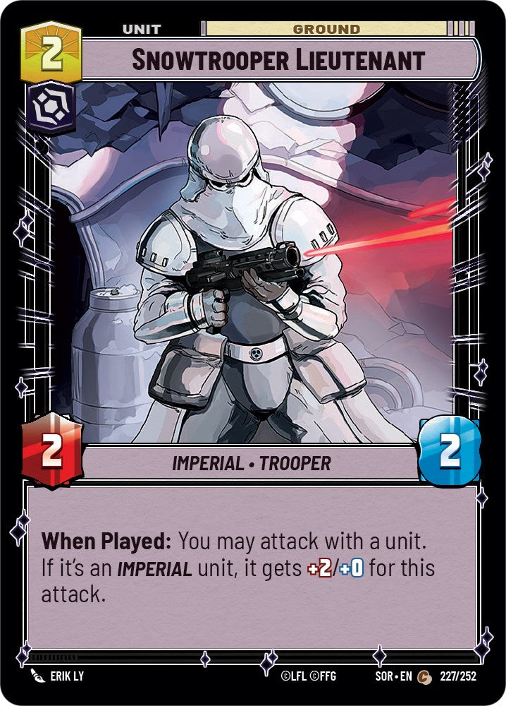 Snowtrooper Lieutenant (227/252) [Spark of Rebellion] | Arkham Games and Comics
