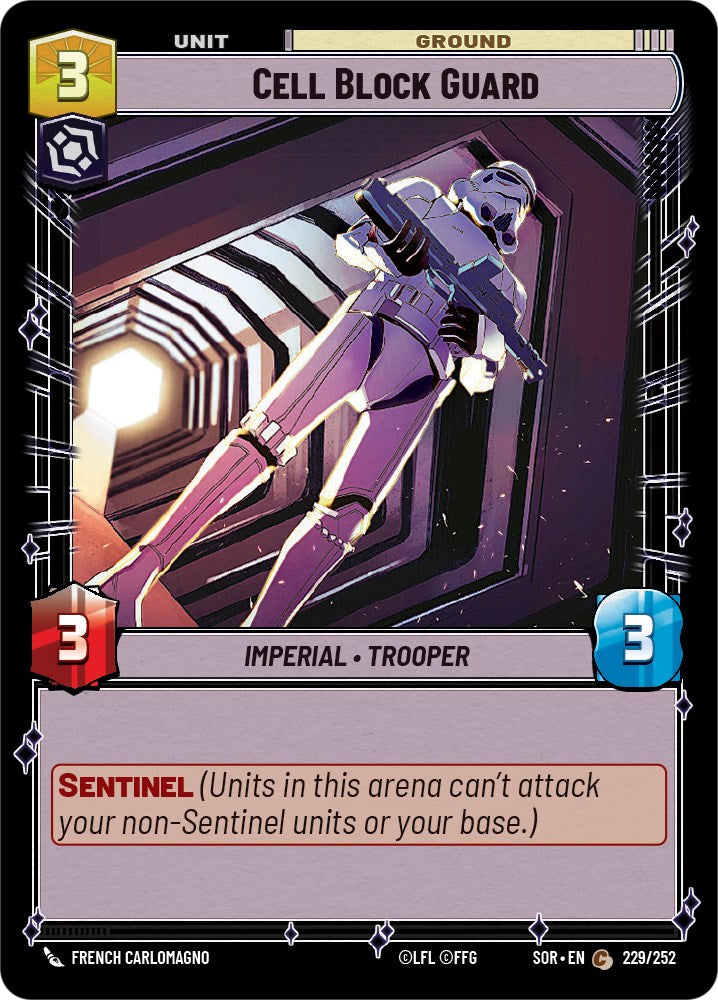 Cell Block Guard (229/252) [Spark of Rebellion] | Arkham Games and Comics