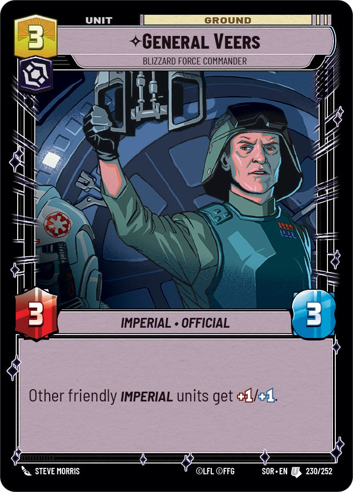 General Veers - Blizzard Force Commander (230/252) [Spark of Rebellion] | Arkham Games and Comics