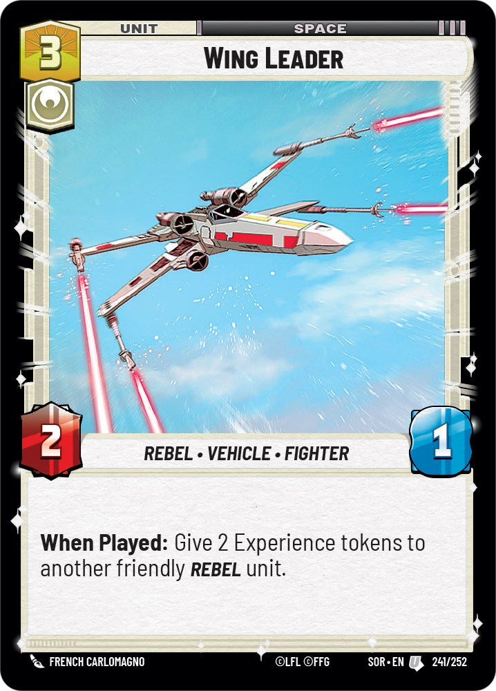 Wing Leader (241/252) [Spark of Rebellion] | Arkham Games and Comics