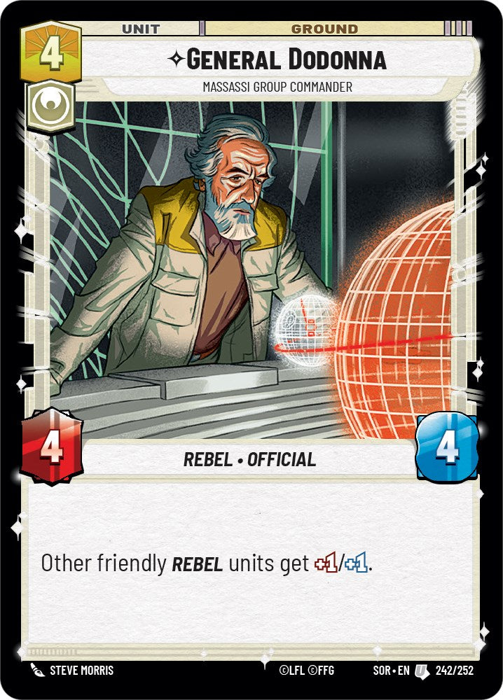 General Dodonna - Massassi Group Commander (242/252) [Spark of Rebellion] | Arkham Games and Comics