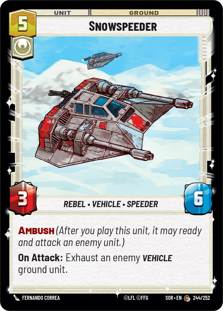 Snowspeeder (244/252) [Spark of Rebellion] | Arkham Games and Comics