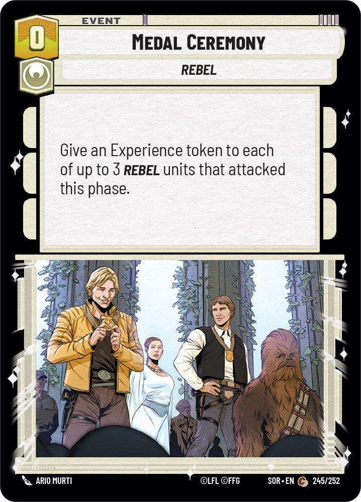 Medal Ceremony (245/252) [Spark of Rebellion] | Arkham Games and Comics