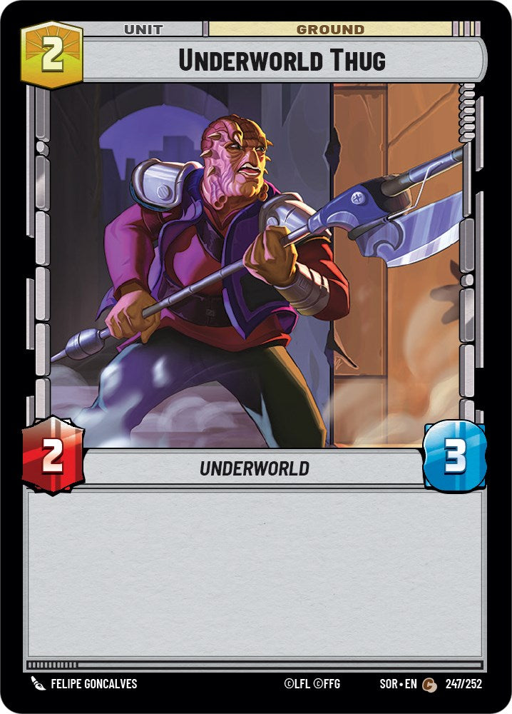 Underworld Thug (247/252) [Spark of Rebellion] | Arkham Games and Comics