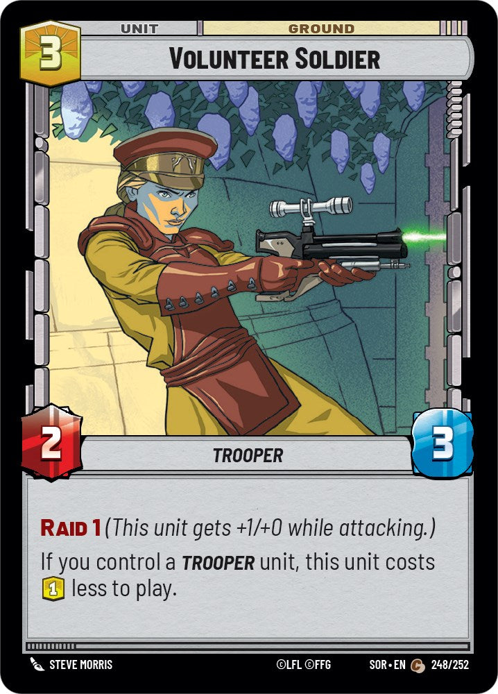 Volunteer Soldier (248/252) [Spark of Rebellion] | Arkham Games and Comics