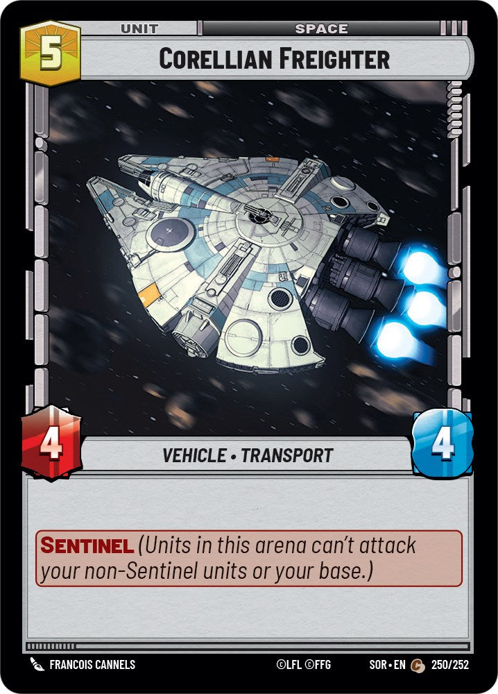 Corellian Freighter (250/252) [Spark of Rebellion] | Arkham Games and Comics