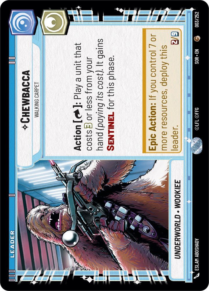 Chewbacca - Walking Carpet (003/252) [Spark of Rebellion] | Arkham Games and Comics