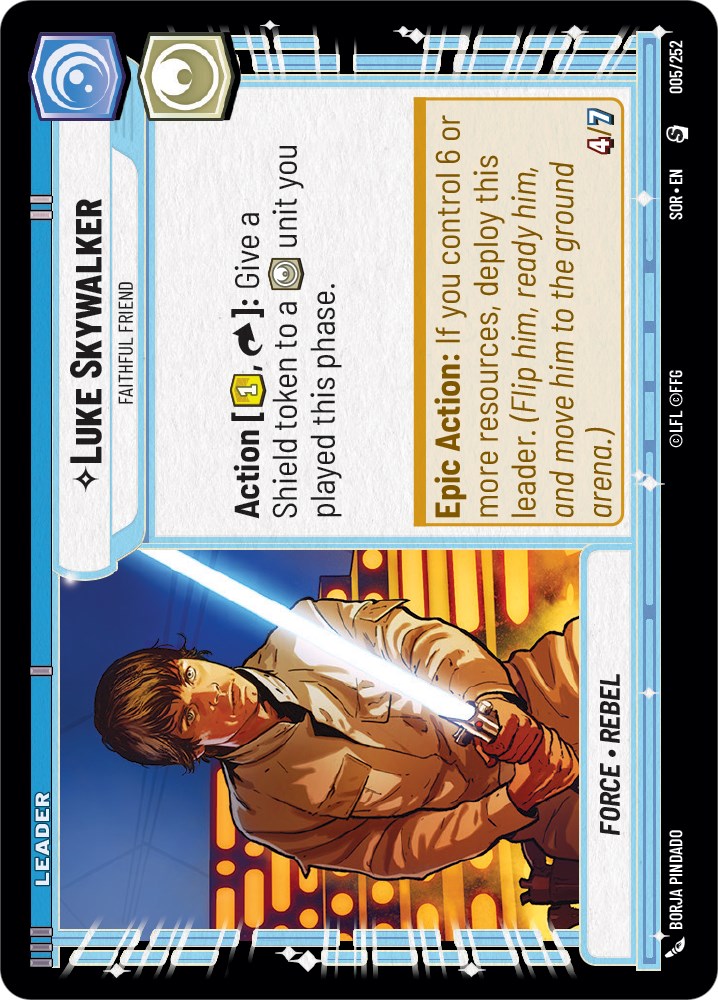 Luke Skywalker - Faithful Friend (005/252) [Spark of Rebellion] | Arkham Games and Comics