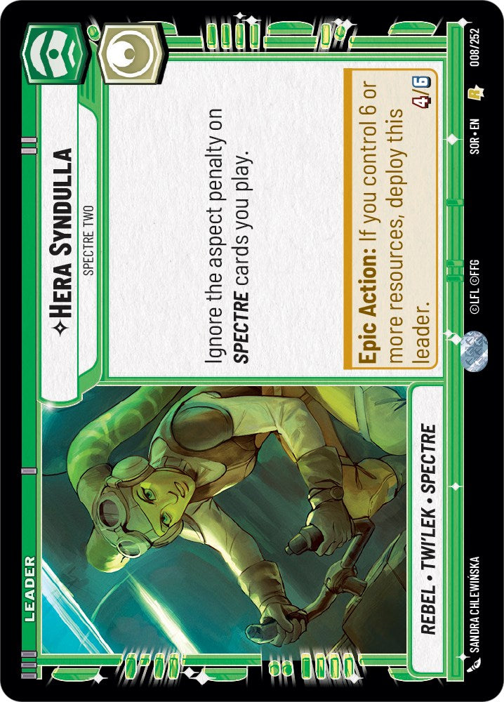 Hera Syndulla - Spectre Two (008/252) [Spark of Rebellion] | Arkham Games and Comics