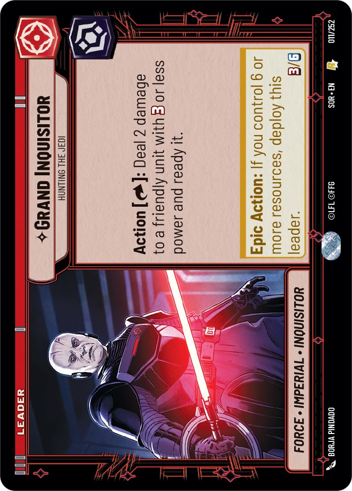 Grand Inquisitor - Hunting the Jedi (011/252) [Spark of Rebellion] | Arkham Games and Comics