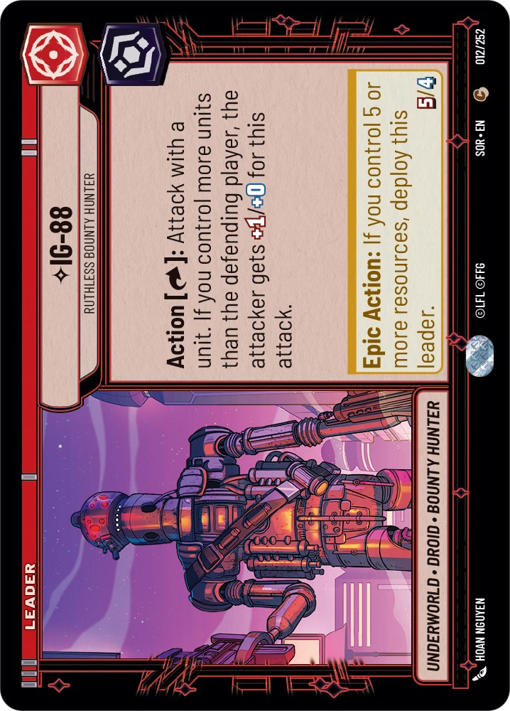IG-88 - Ruthless Bounty Hunter (012/252) [Spark of Rebellion] | Arkham Games and Comics