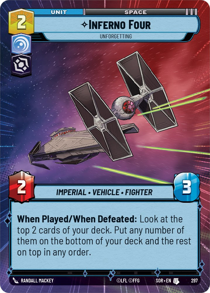 Inferno Four - Unforgetting (Hyperspace) (297) [Spark of Rebellion] | Arkham Games and Comics